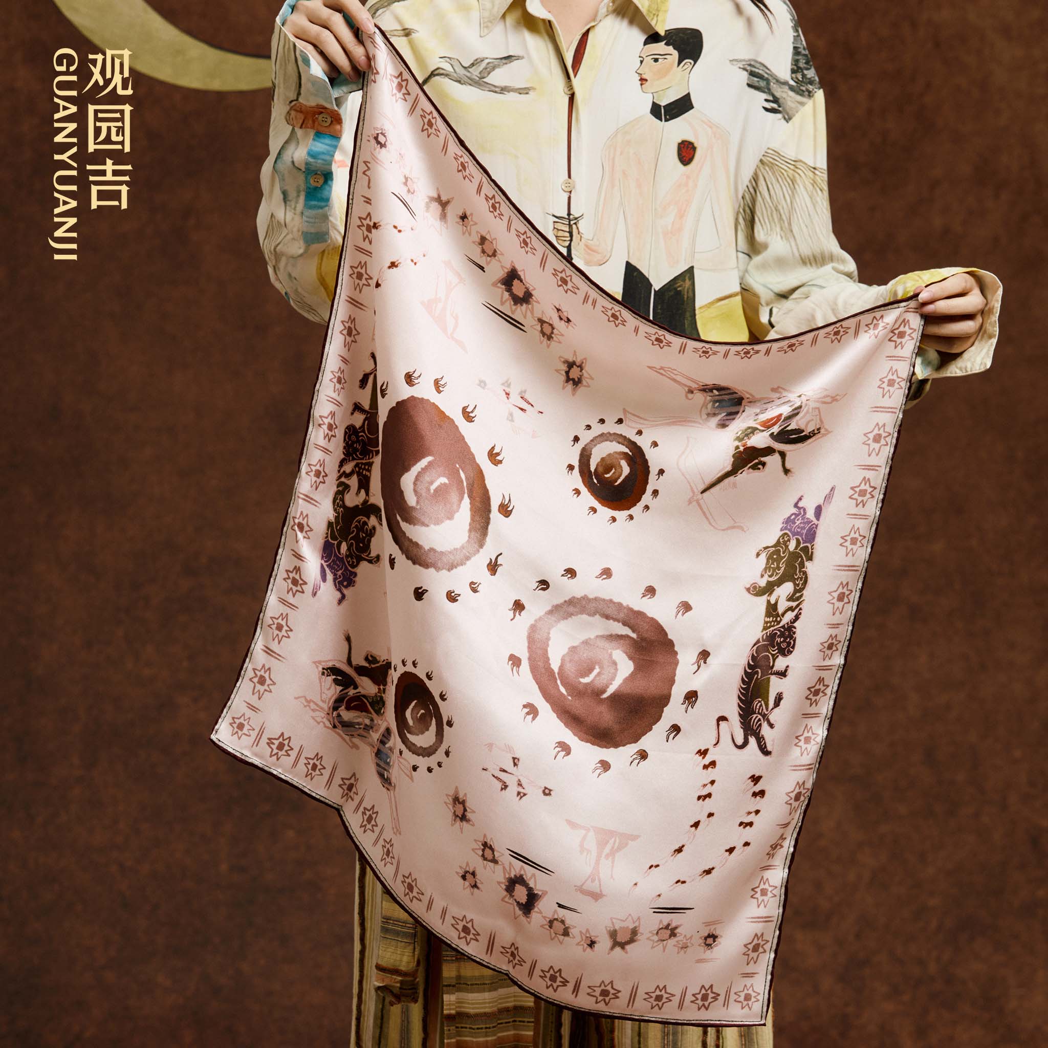 Silk Scarf: Inspired by Chinese Mythology