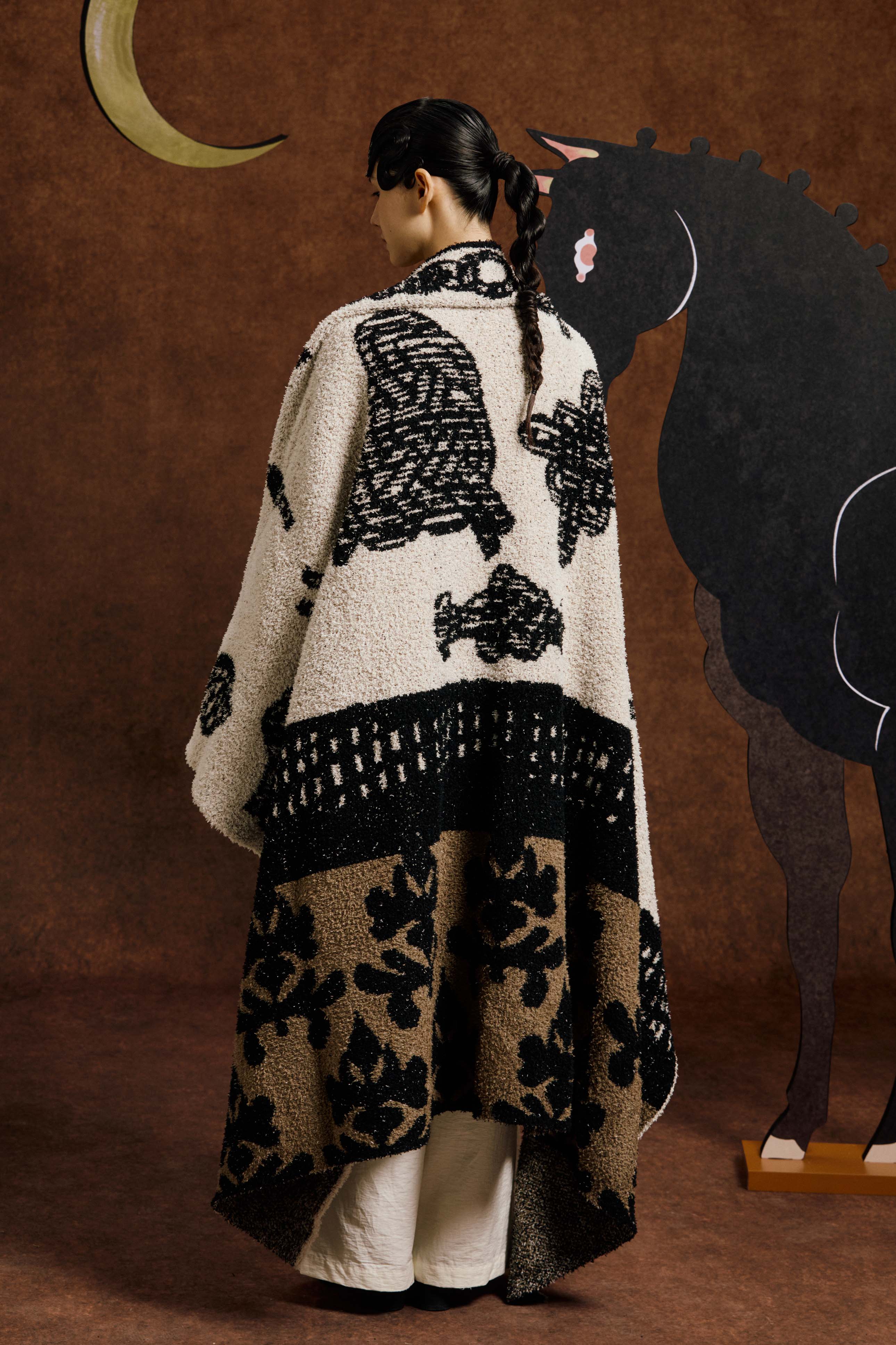 Lucky knot Dual-sided Throw Blank