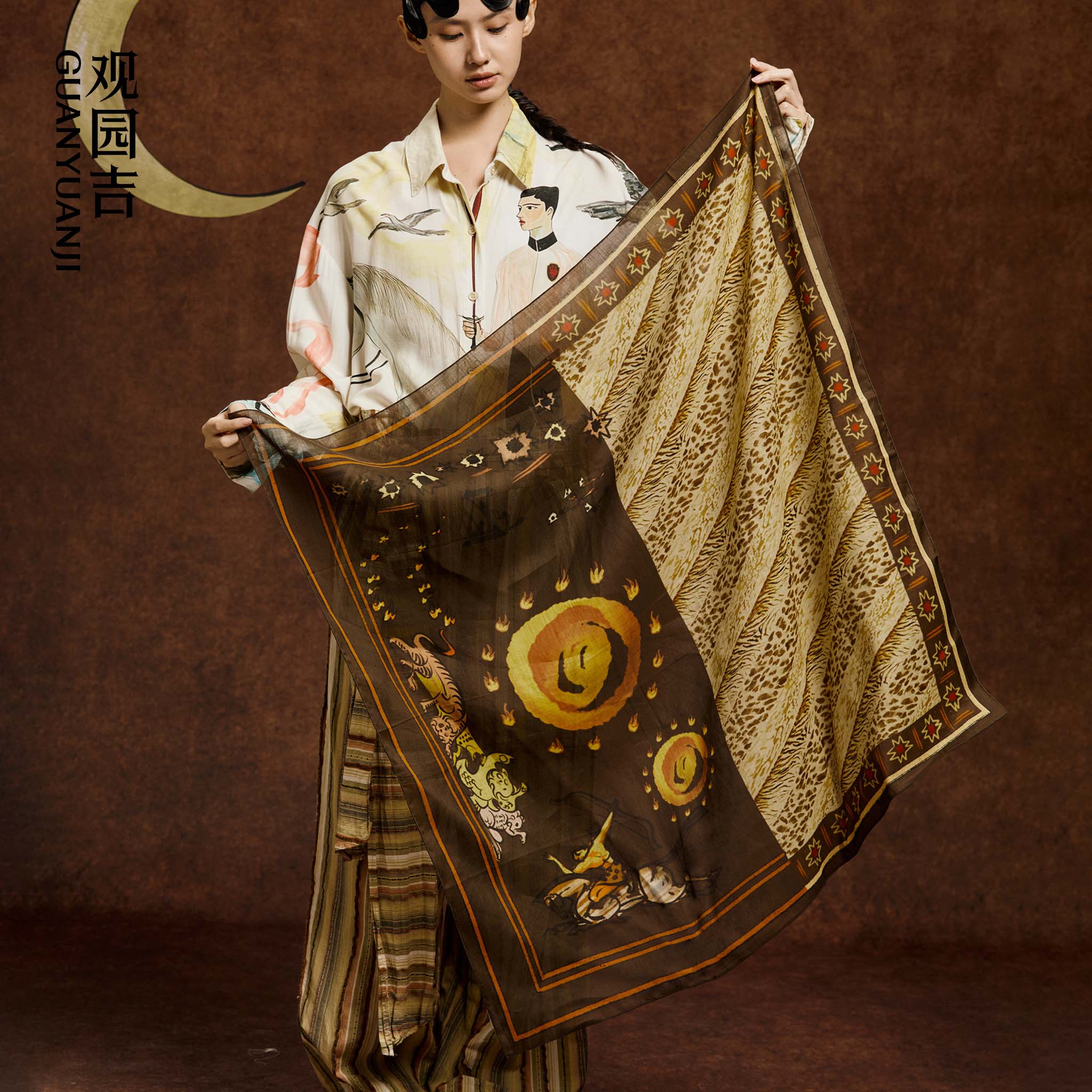 Houyi Scarf: Inspired by Chinese Mythology