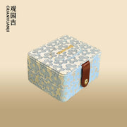 Travel Jewelry case- Cerulean blossom
